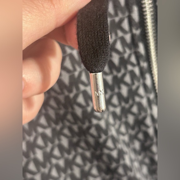 Michael Kors Monogram Full Zip Hooded Jacket - Picture 5 of 6